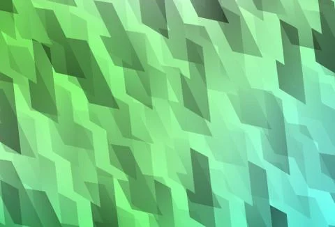 Light Green vector pattern in square style. Stock Illustration