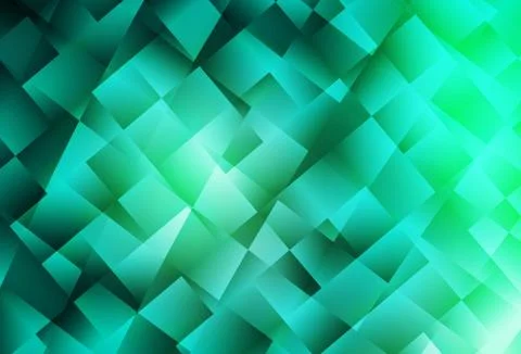 Light Green vector pattern in square style. Illustrazione stock