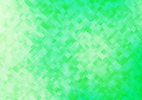 Light Green vector pattern in square style. イラスト素材