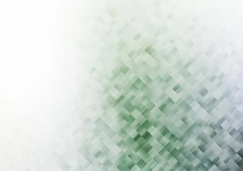 Light Green vector pattern in square style. Stock Illustration