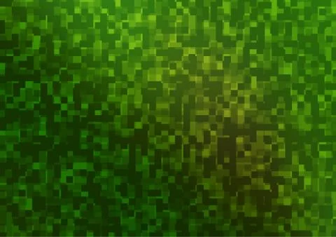 Light Green vector pattern in square style. Stock Illustration
