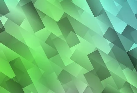 Light Green vector pattern in square style. Stock Illustration