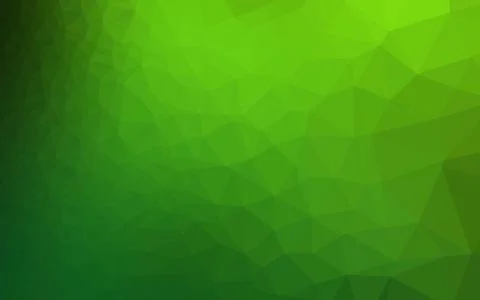 Light Green vector polygon abstract background. Stock Illustration