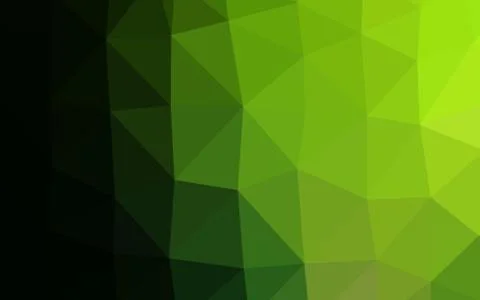 Light Green vector polygon abstract backdrop. イラスト素材