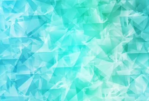 Light Green vector polygon abstract background. Stock Illustration