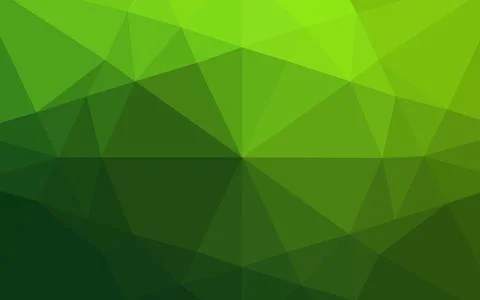 Light Green vector polygon abstract background. Stock Illustration
