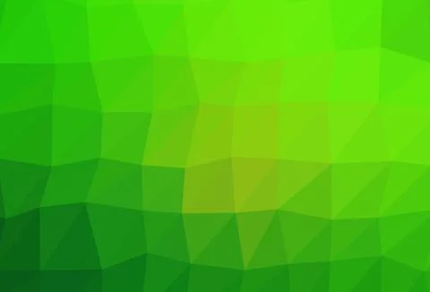 Light Green vector polygon abstract background. 스톡 일러스트
