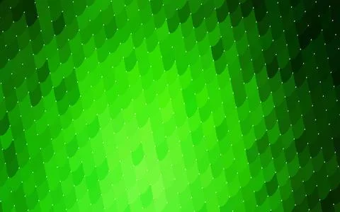 Light Green vector Polygon Abstract Background. Polygonal Geometric rectangle Stock Illustration