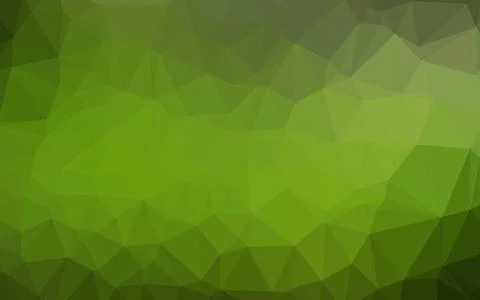 Light Green vector polygon abstract background. イラスト素材