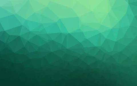 Light Green vector polygonal background. Stock Illustration