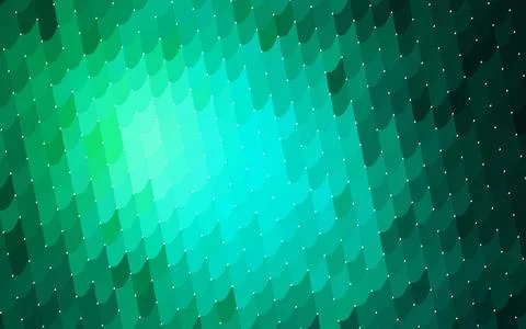 Light Green vector polygonal design pattern. Consist of gradient rectangles i Illustrazione stock
