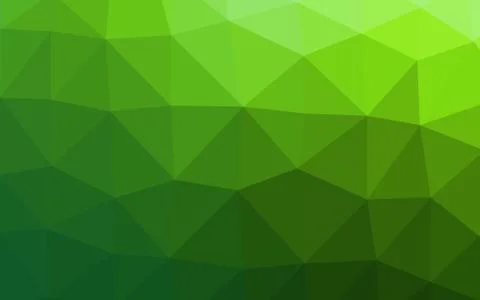 Light Green vector polygonal pattern. Illustrazione stock