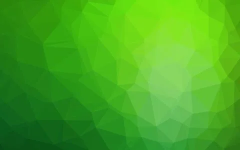 Light Green vector polygonal pattern. Illustrazione stock