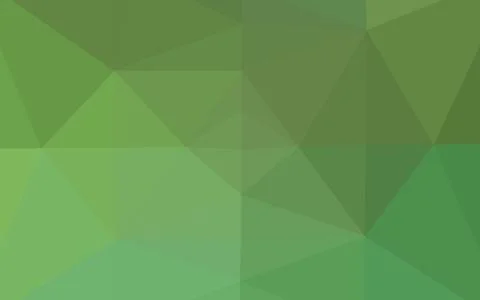 Light Green vector polygonal pattern. Stock Illustration