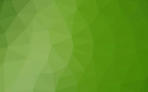 Light Green vector polygonal pattern. Stockillustratie