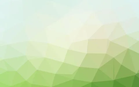 Light Green vector polygonal pattern. Stock Illustration