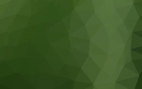 Light Green vector polygonal pattern. Illustrazione stock