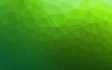 Light Green vector polygonal pattern. Stock Illustration