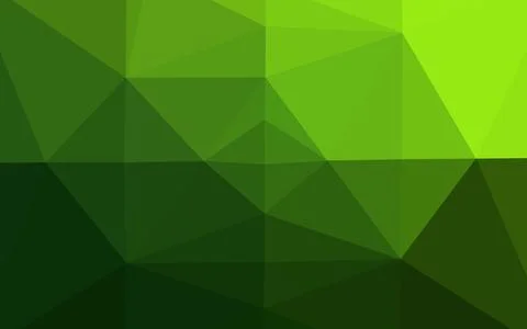 Light Green vector polygonal pattern. Illustration