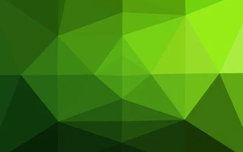 Light Green vector polygonal pattern. Stock Illustration