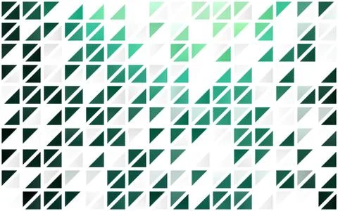 Light Green vector seamless pattern in polygonal style. Stock Illustration