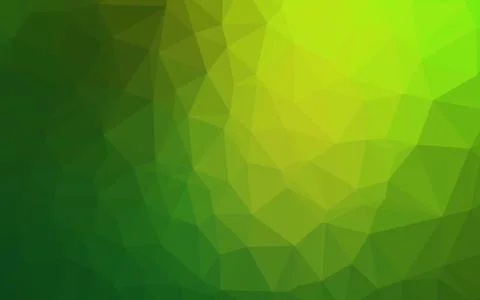 Light Green vector shining triangular pattern. イラスト素材