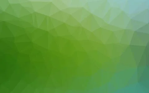 Light Green vector shining triangular pattern. Stockillustratie