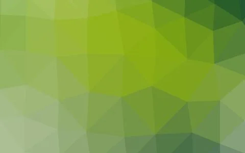 Light Green vector shining triangular pattern. Illustrazione stock