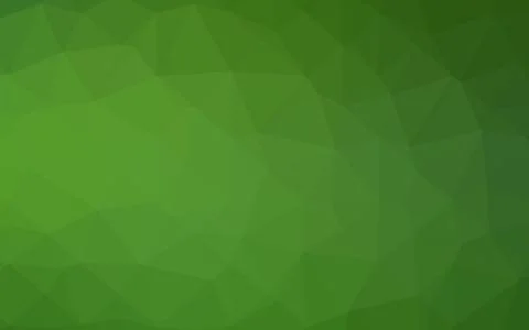 Light Green vector shining triangular template. Ilustração Stock