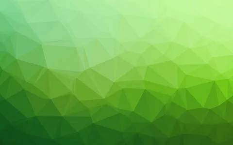 Light Green vector shining triangular pattern. Stock Illustration