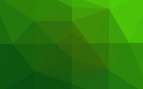 Light Green vector shining triangular pattern. Stock Illustration