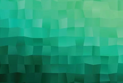 Light Green vector shining triangular template. Stock Illustration