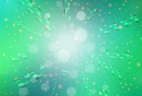 Light Green vector template in carnival style. Stock Illustration