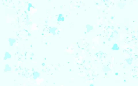 Light Green vector template with chaotic shapes. Stock Illustration