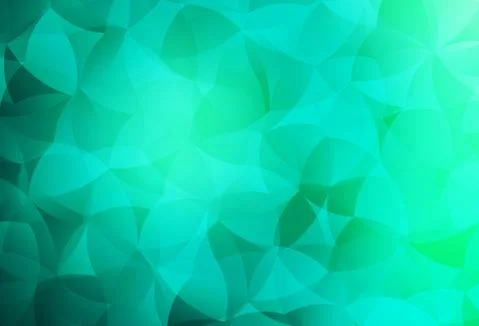 Light Green vector template with chaotic shapes. Stock Illustration