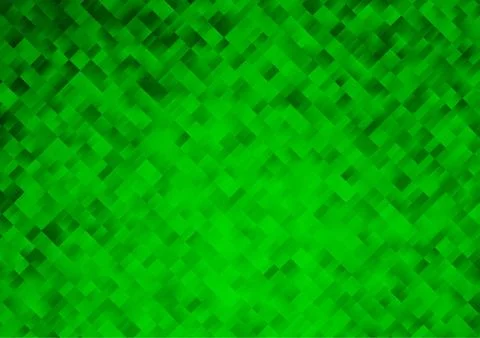 Light Green vector template with crystals, rectangles. Stock Illustration