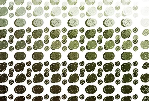 Light Green vector template with liquid shapes. Stock Illustration