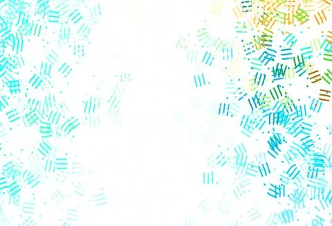Light Green vector template with repeated sticks, dots. Illustrazione stock