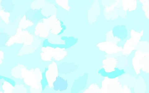 Light Green vector texture with abstract forms. Stock Illustration