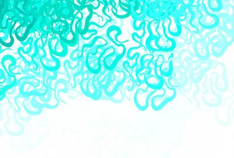 Light Green vector texture with abstract forms. Stock Illustration
