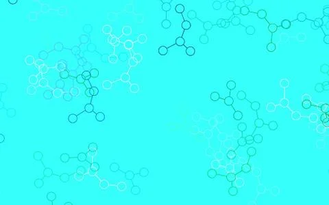 Light Green vector texture with artificial intelligence concept. Illustrazione stock