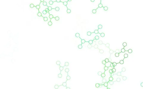 Light Green vector texture with artificial intelligence concept. Stock Illustration