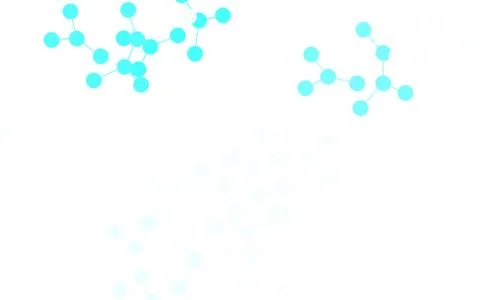 Light Green vector texture with artificial intelligence concept. Illustrazione stock