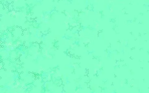 Light Green vector texture with artificial intelligence concept. Stock Illustration