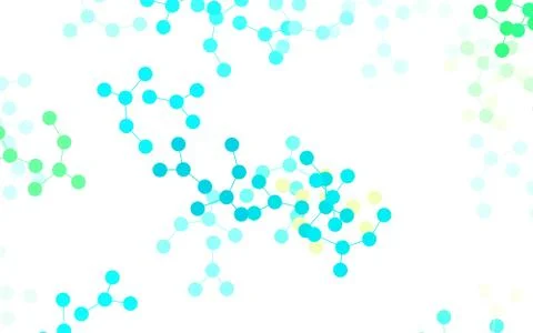 Light Green vector texture with artificial intelligence concept. Illustrazione stock