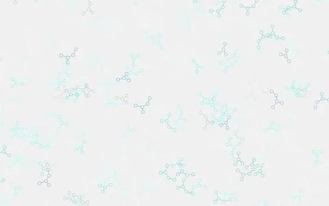 Light Green vector texture with artificial intelligence concept. Stock Illustration