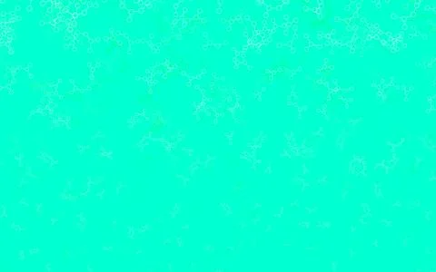 Light Green vector texture with artificial intelligence concept. Stock Illustration