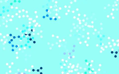 Light Green vector texture with artificial intelligence concept. Stock Illustration