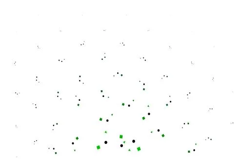 Light Green vector texture in poly style with circles, cubes. Ilustración de archivo