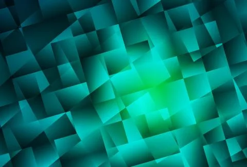 Light Green vector texture in rectangular style. Stock Illustration